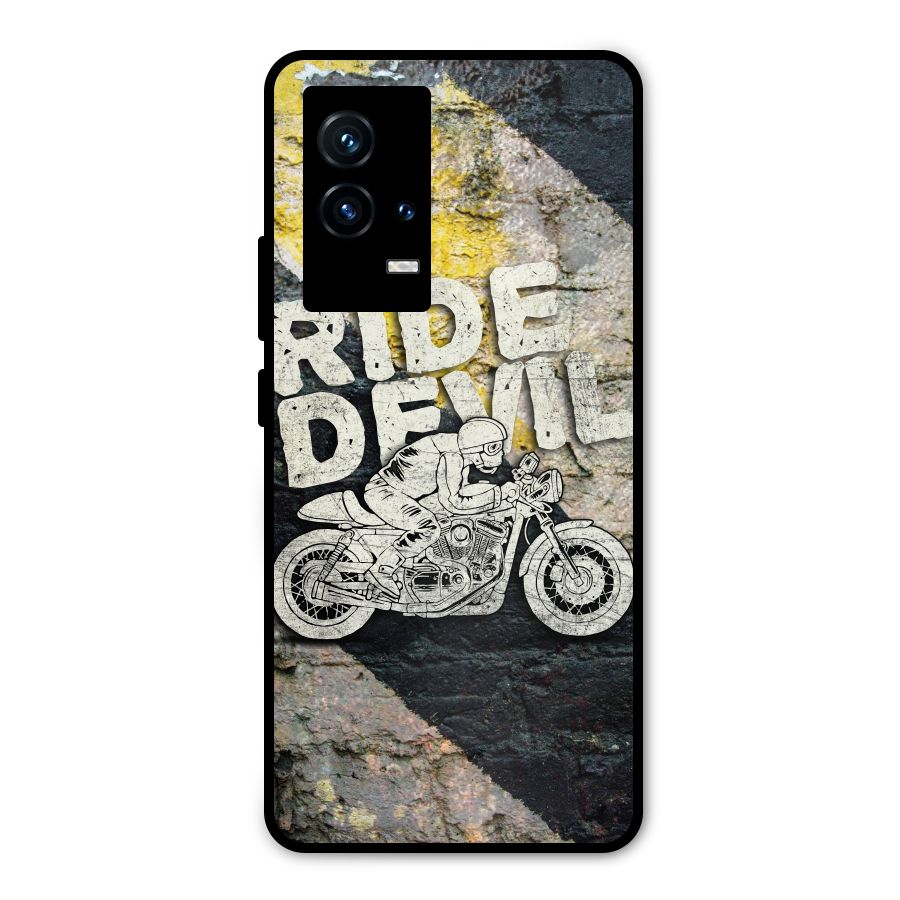 Ride Devil Metal Back Case for iQOO 9 5G