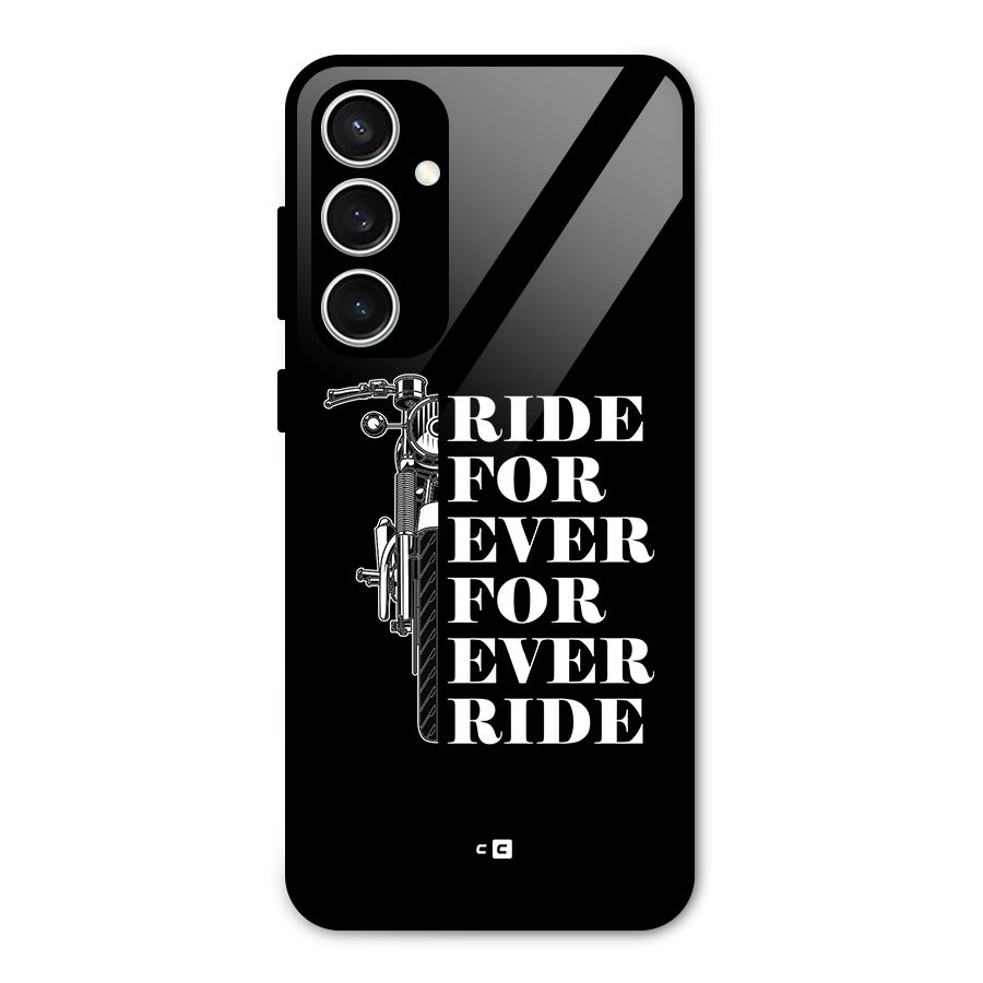 Ride Forever Glass Back Case for Galaxy S23 FE