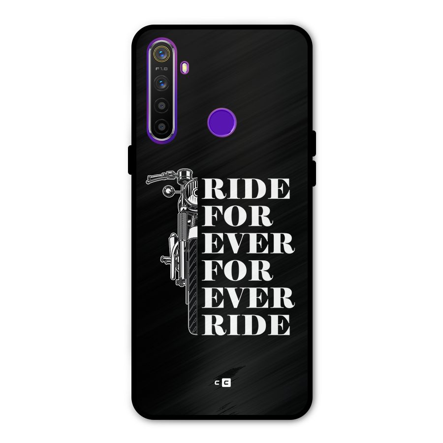 Ride Forever Glass Back Case for Realme 5s