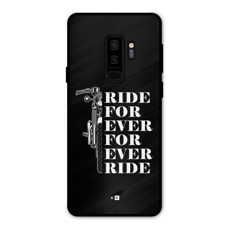 Ride Forever Metal Back Case for Galaxy S9 Plus