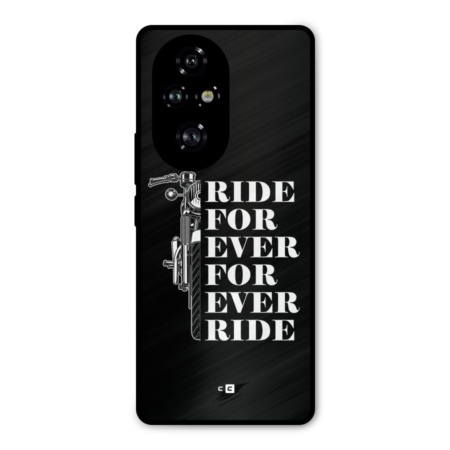 Ride Forever Metal Back Case for Honor 200 Pro