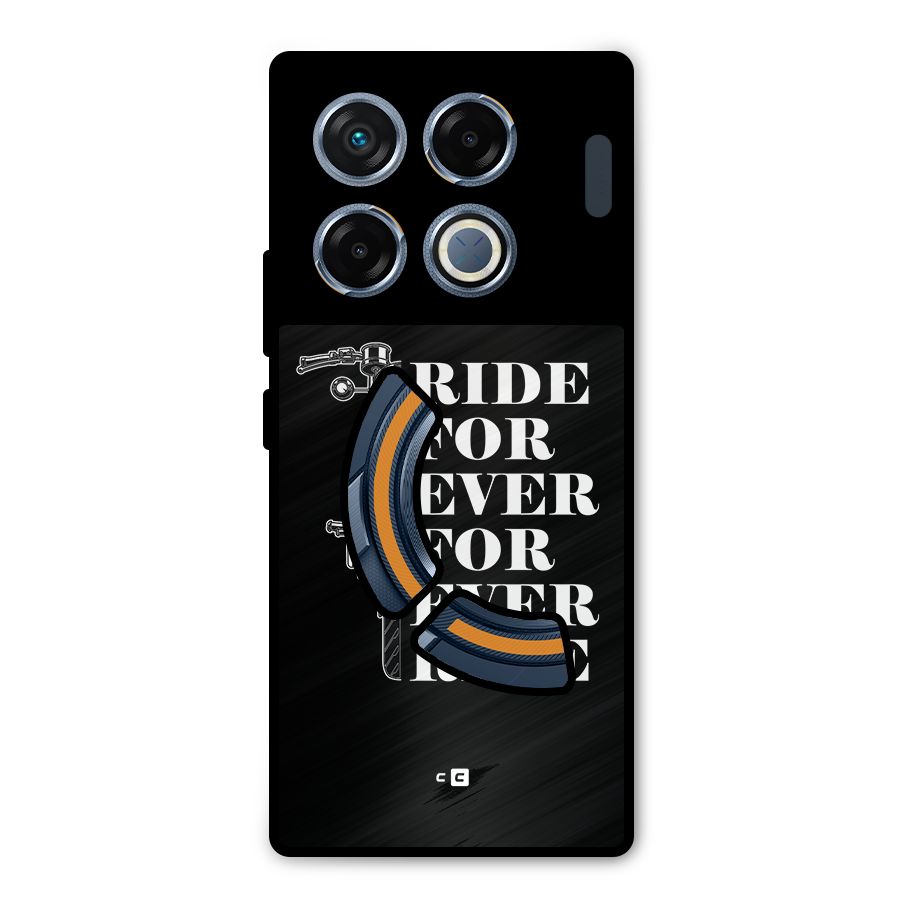 Ride Forever Metal Back Case for Infinix GT 20 Pro