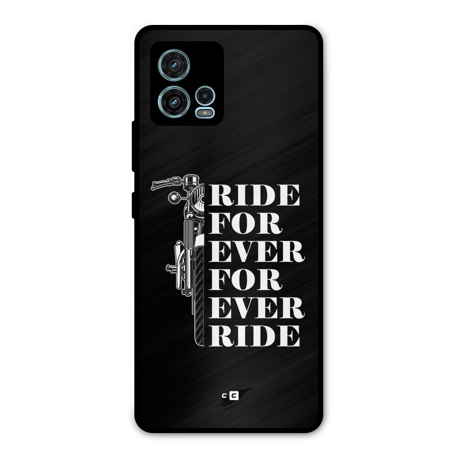 Ride Forever Metal Back Case for Moto G72