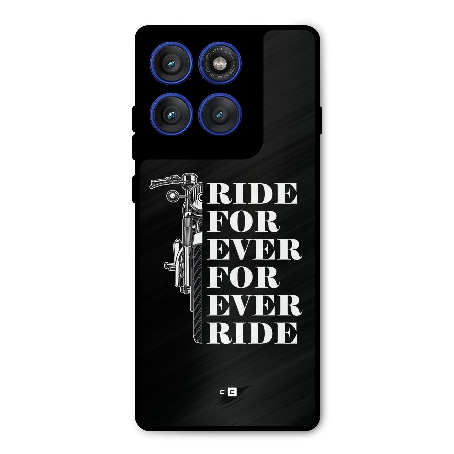 Ride Forever Metal Back Case for Motorola Edge 60 Pro