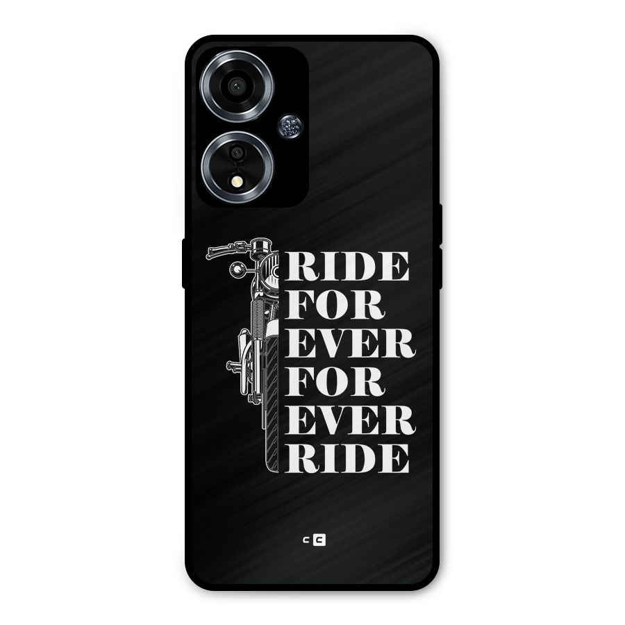 Ride Forever Metal Back Case for Oppo A59