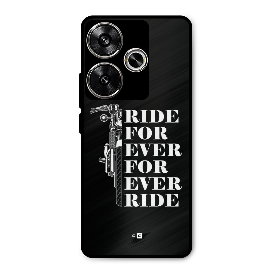 Ride Forever Metal Back Case for Poco F6