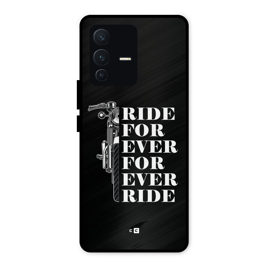Ride Forever Metal Back Case for Vivo V23 5G