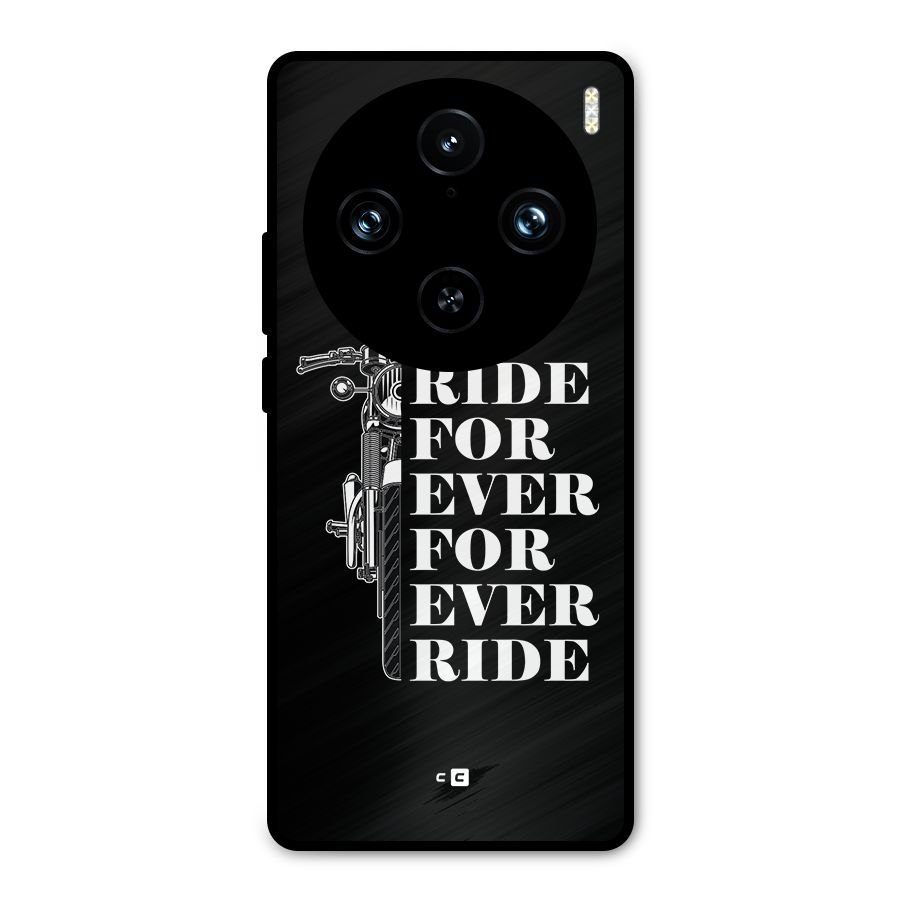Ride Forever Metal Back Case for Vivo X100 Pro