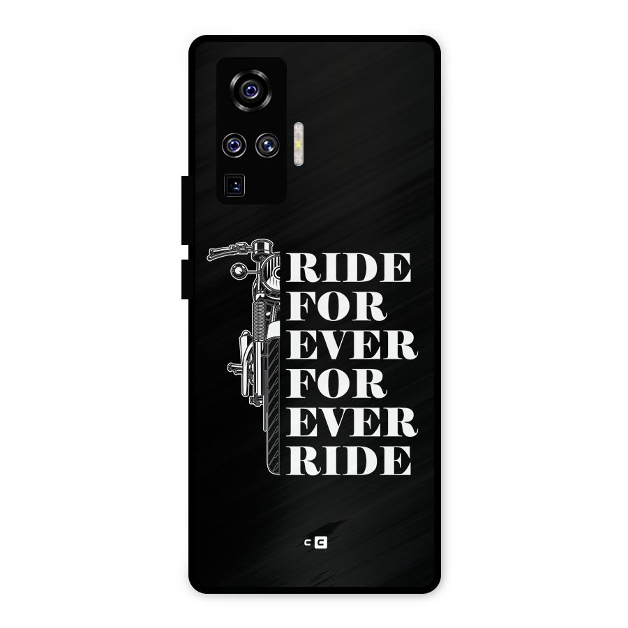 Ride Forever Metal Back Case for Vivo X50 Pro