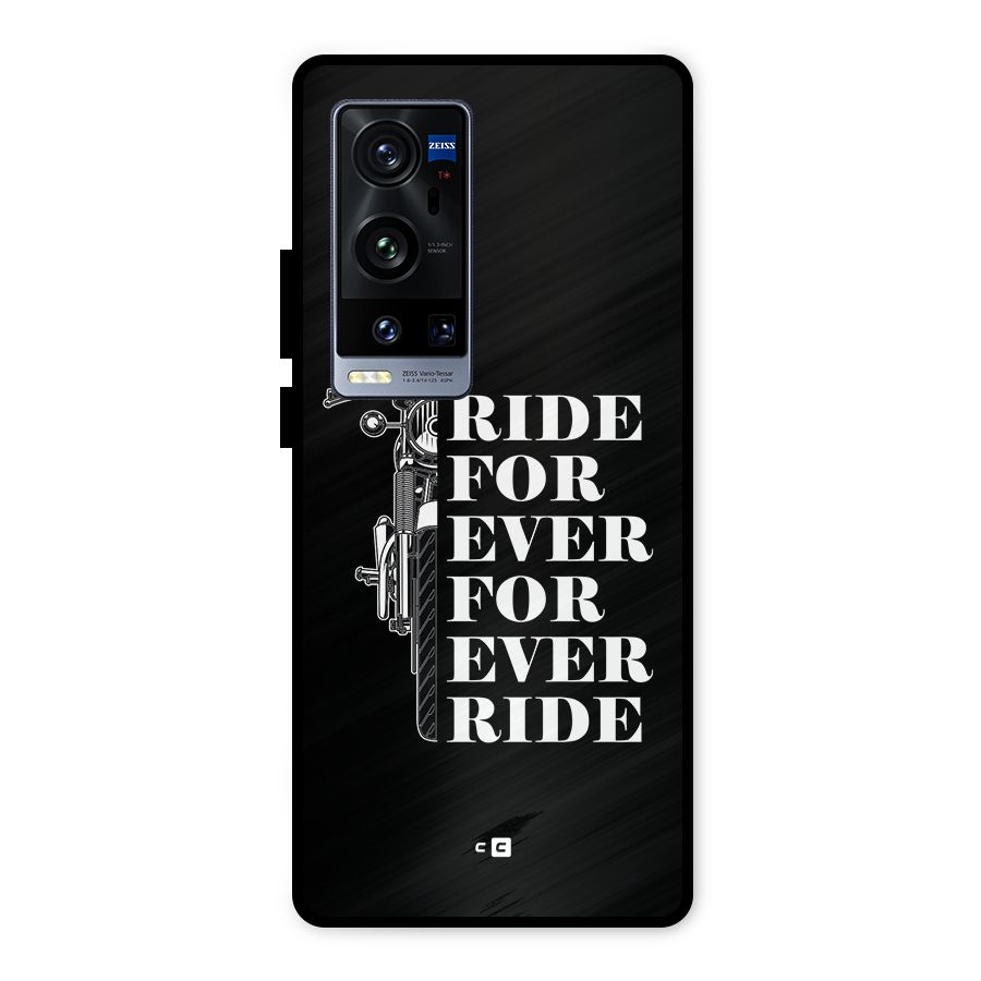 Ride Forever Metal Back Case for Vivo X60 Pro Plus
