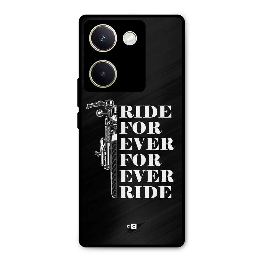 Ride Forever Metal Back Case for Vivo Y200 Pro