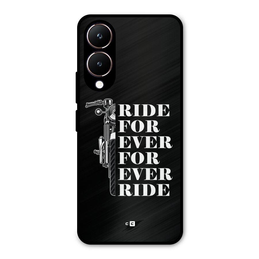 Ride Forever Metal Back Case for Vivo Y28