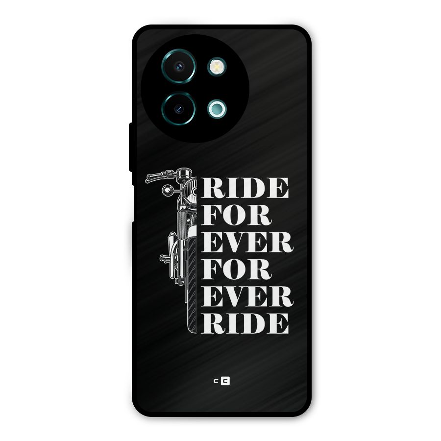 Ride Forever Metal Back Case for Vivo Y58