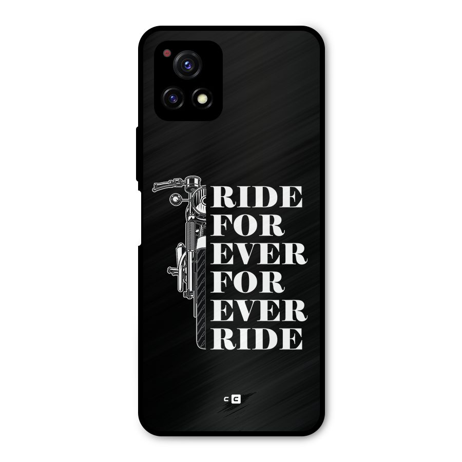 Ride Forever Metal Back Case for Vivo Y72 5G