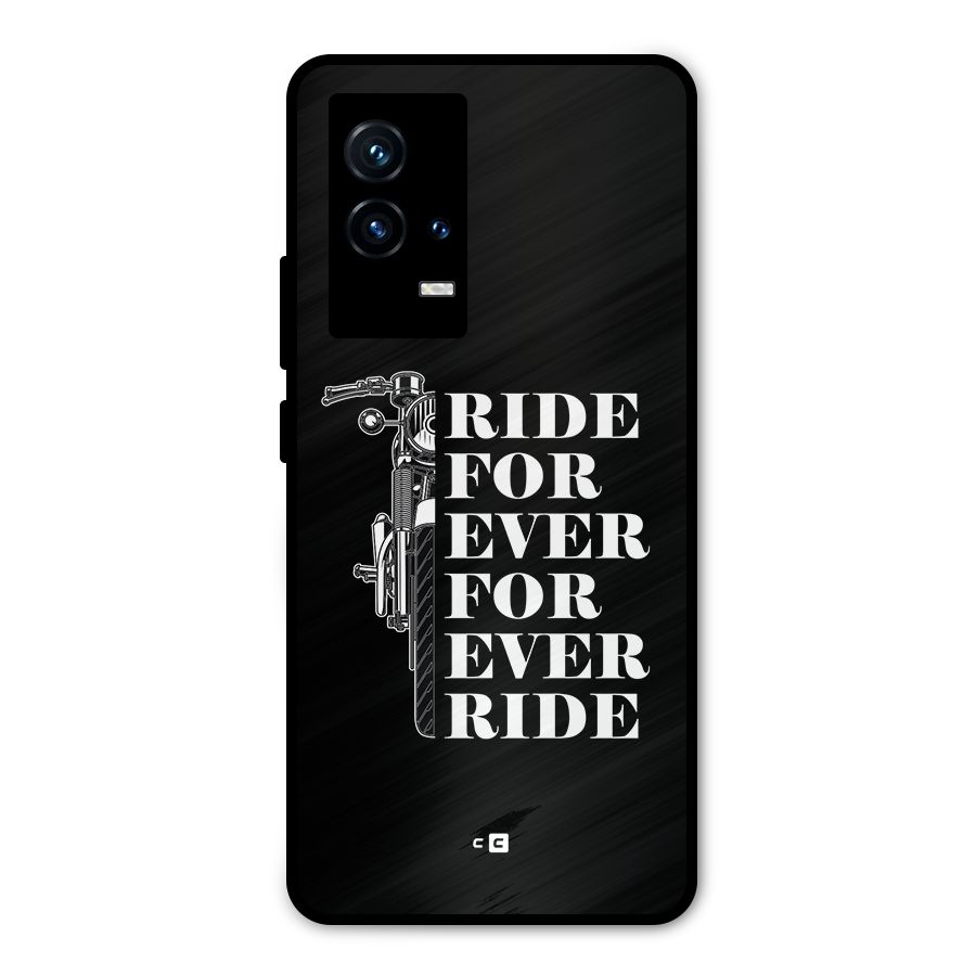 Ride Forever Metal Back Case for iQOO 9 5G