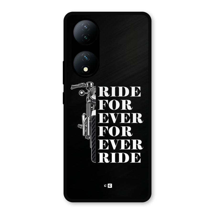 Ride Forever Metal Back Case for iQOO Z7