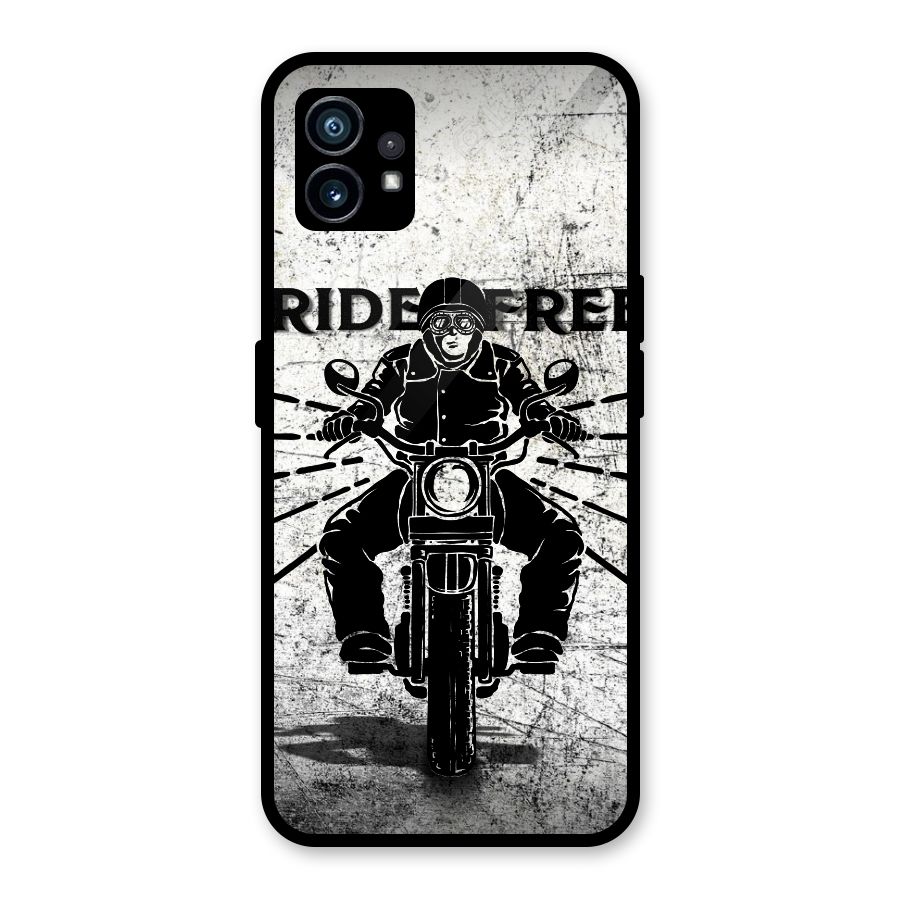 Ride Free Glass Back Case for Nothing Phone 1