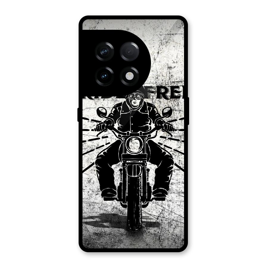 Ride Free Glass Back Case for OnePlus 11R