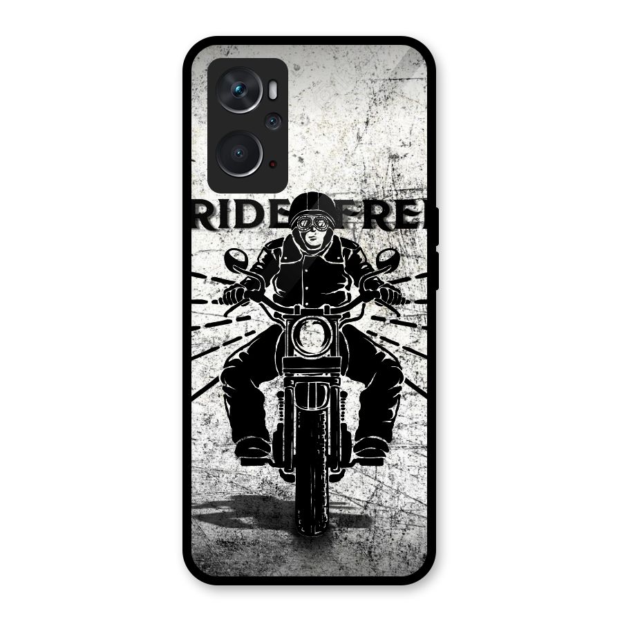 Ride Free Glass Back Case for Oppo K10 4G