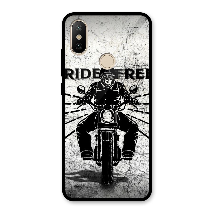 Ride Free Glass Back Case for Redmi A2