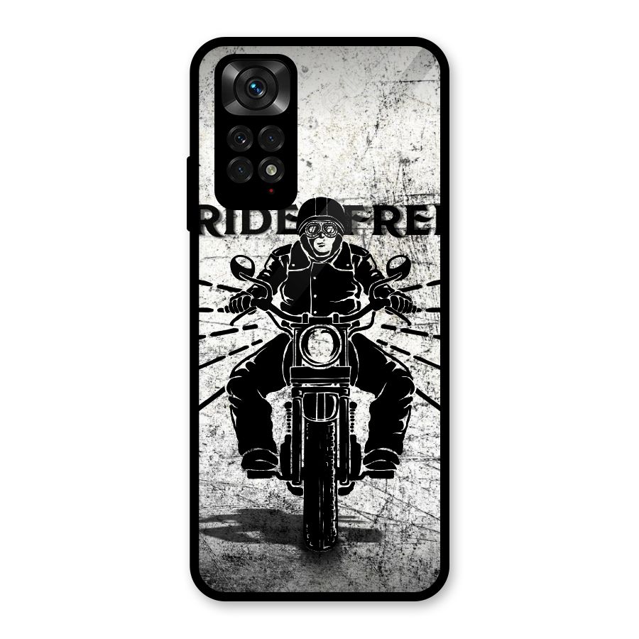 Ride Free Glass Back Case for Redmi Note 11S