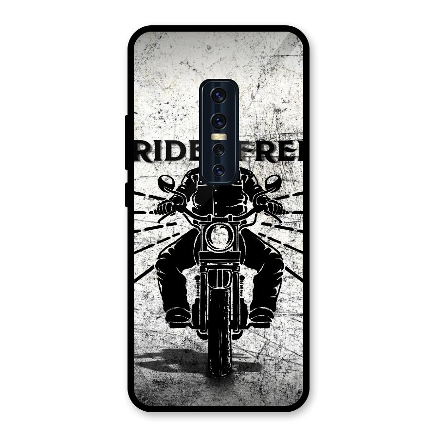 Ride Free Glass Back Case for Vivo V17 Pro