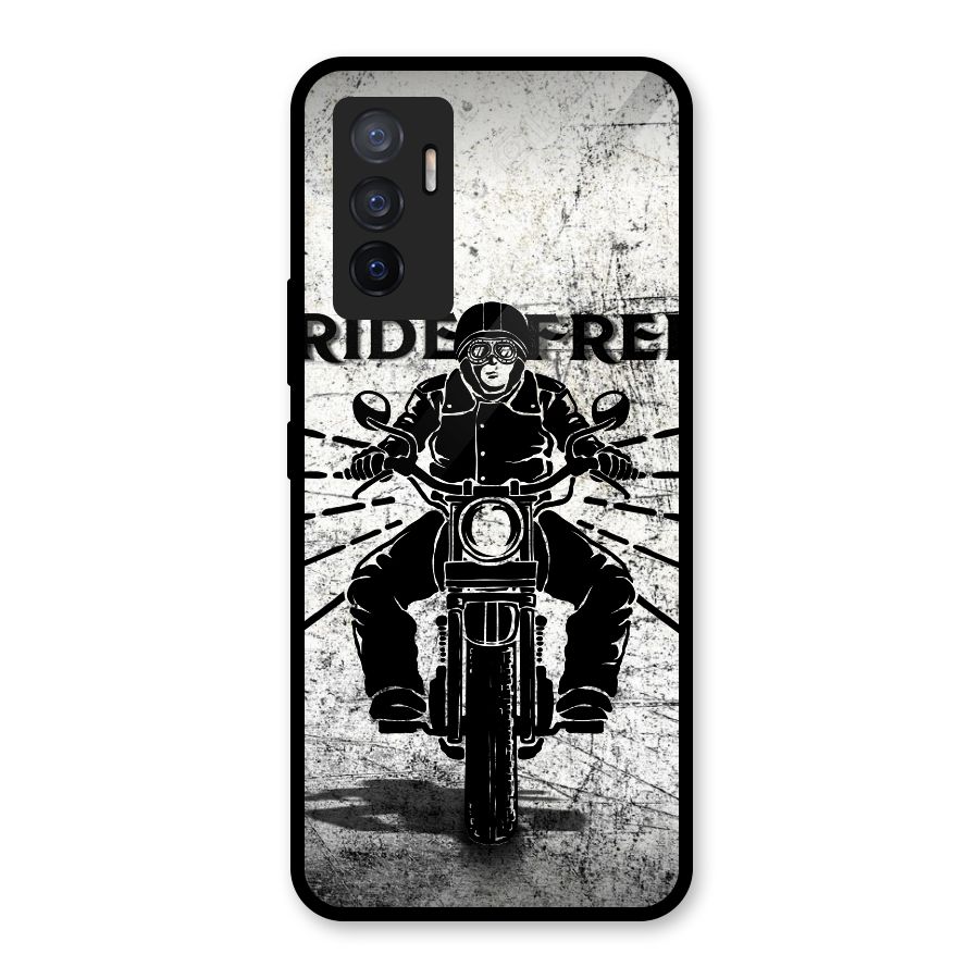 Ride Free Glass Back Case for Vivo V23e