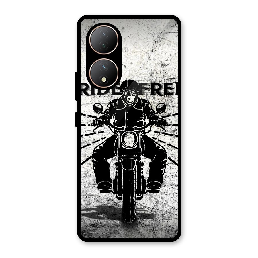 Ride Free Glass Back Case for Vivo Y100A