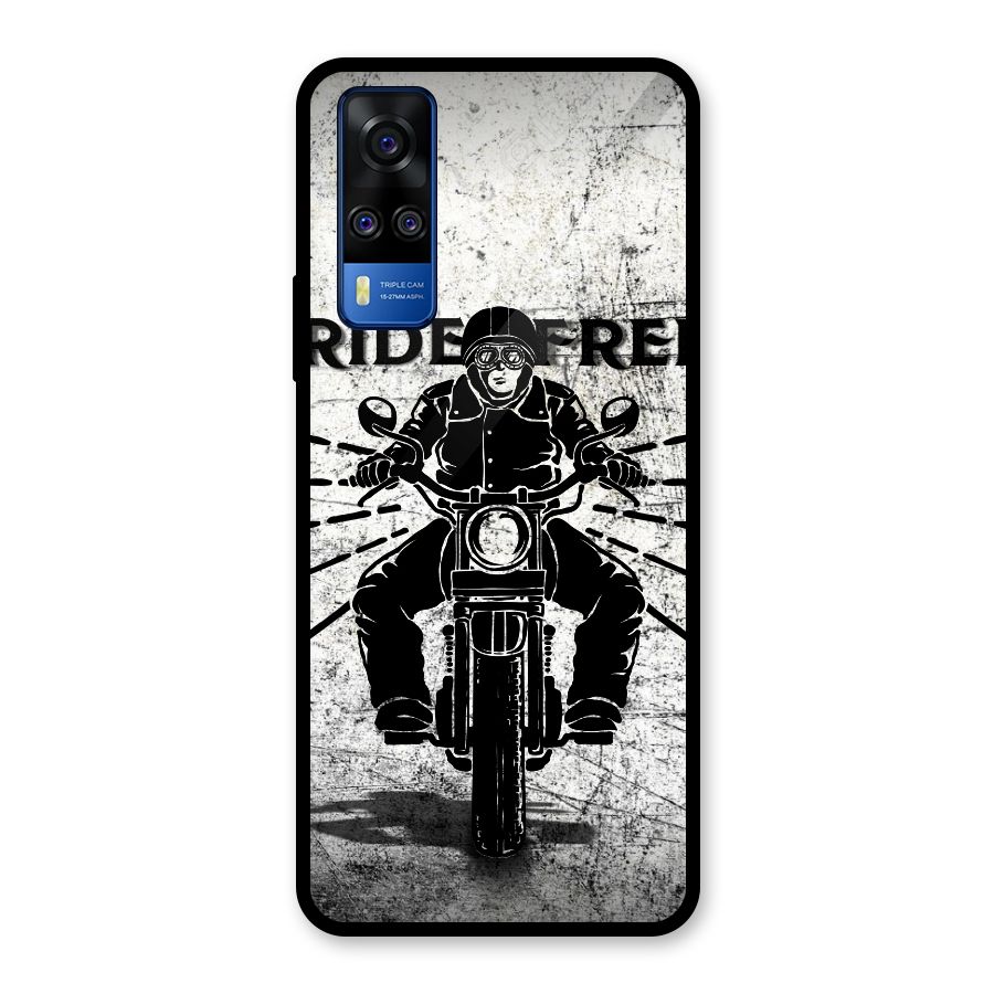 Ride Free Glass Back Case for Vivo Y31