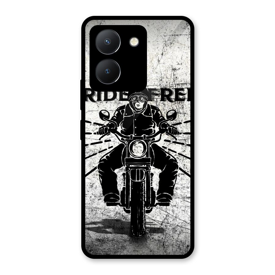 Ride Free Glass Back Case for Vivo Y36