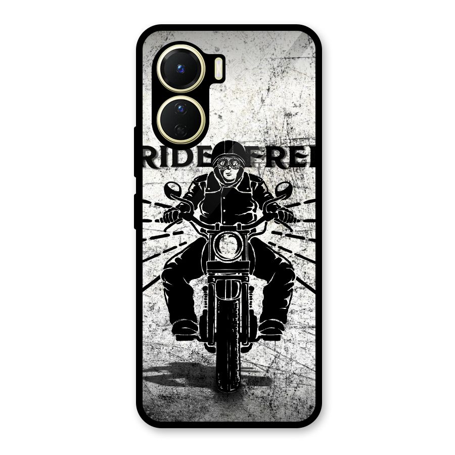 Ride Free Glass Back Case for Vivo Y56