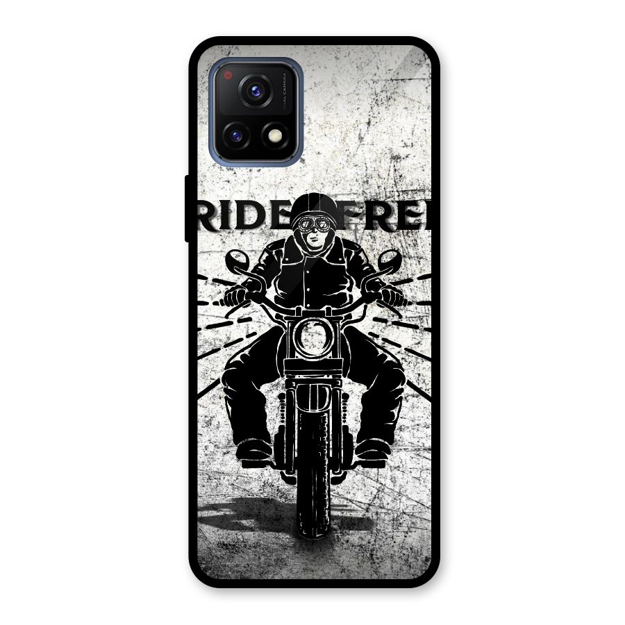 Ride Free Glass Back Case for Vivo Y72 5G