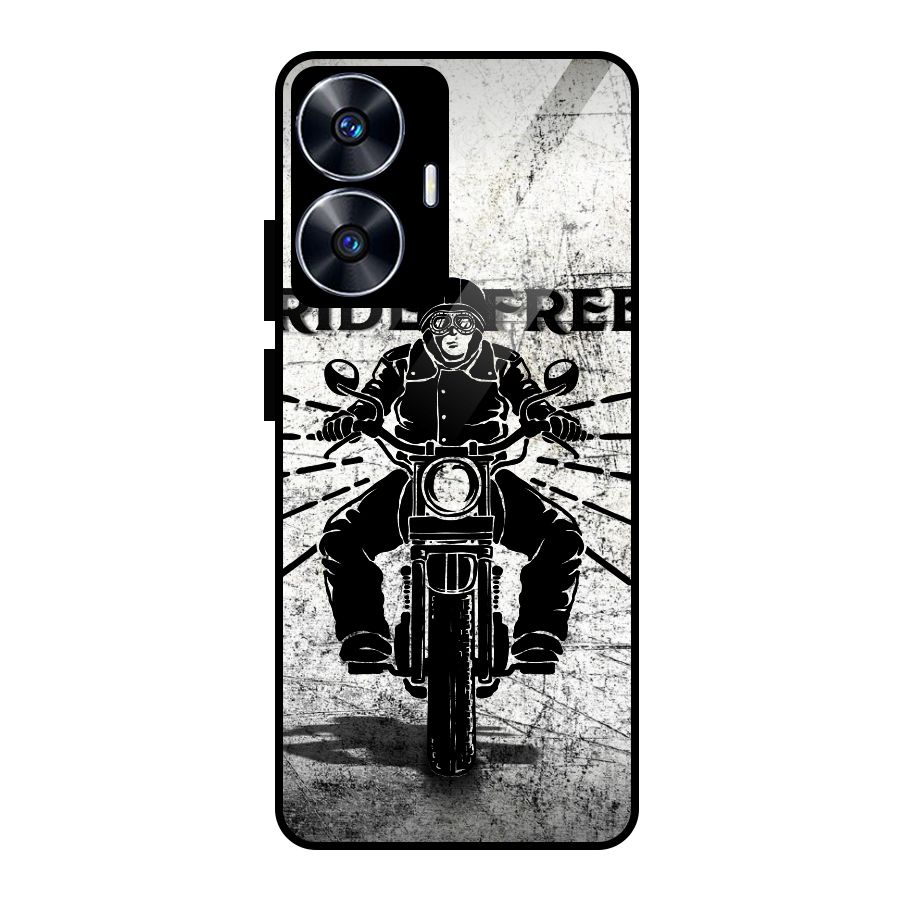 Ride Free Glass Back Case for realme C55