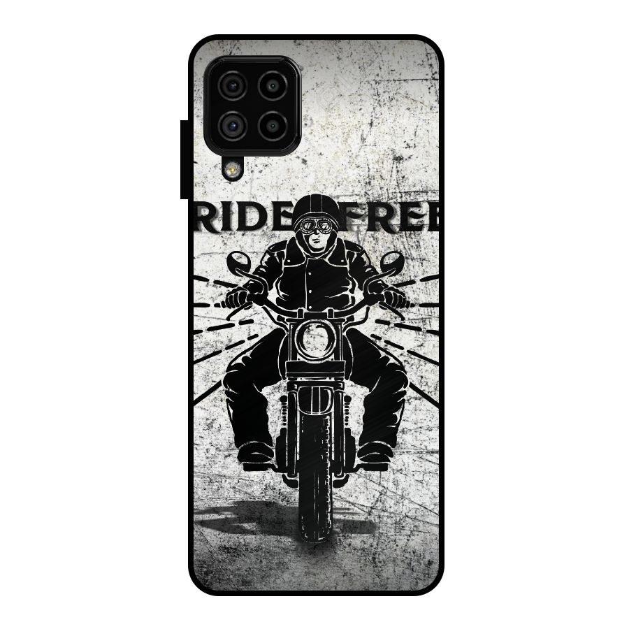 Ride Free Metal Back Case for Galaxy A22 4G
