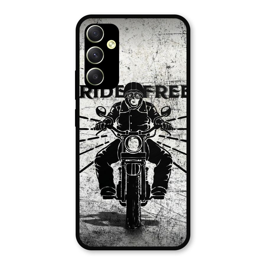 Ride Free Metal Back Case for Galaxy A34
