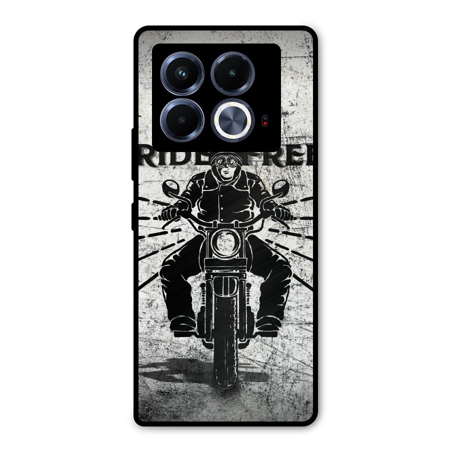 Ride Free Metal Back Case for Infinix Note 40 5G