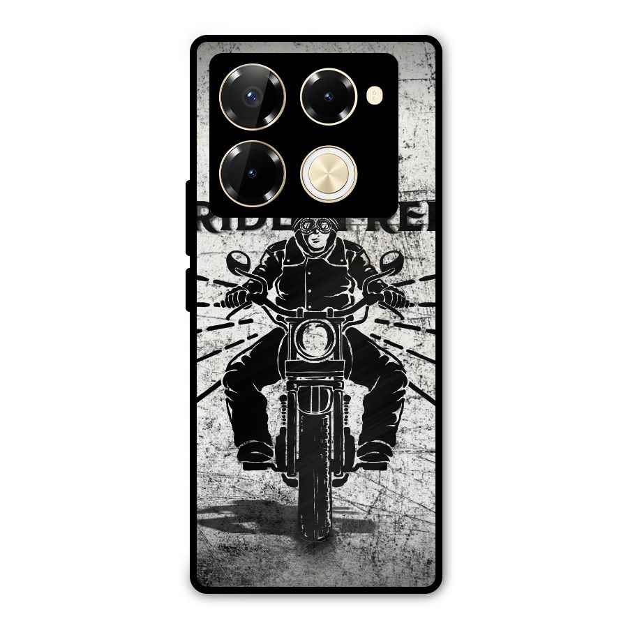 Ride Free Metal Back Case for Infinix Note 40 Pro