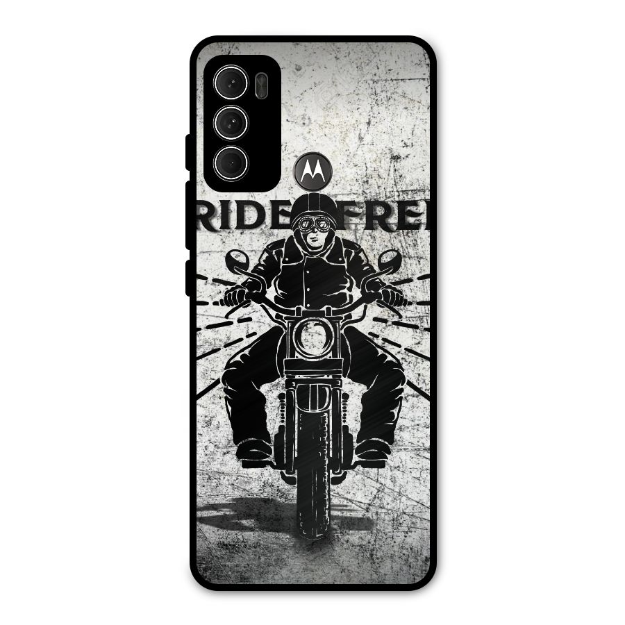 Ride Free Metal Back Case for Moto G60