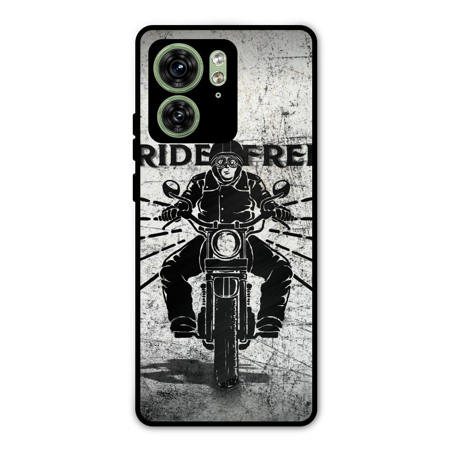 Ride Free Metal Back Case for Motorola Edge 40 5G