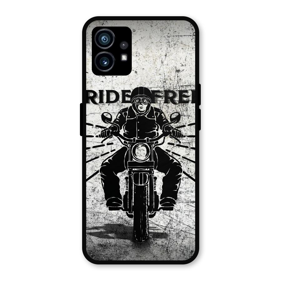 Ride Free Metal Back Case for Nothing Phone 1