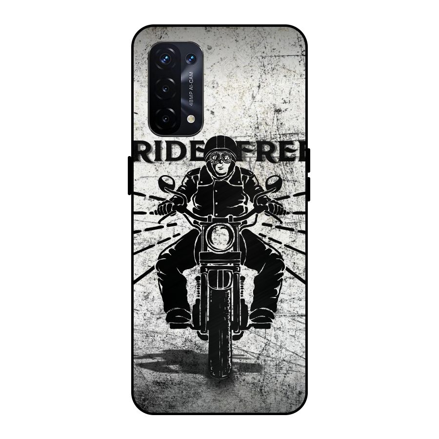 Ride Free Metal Back Case for Oppo A74 5G