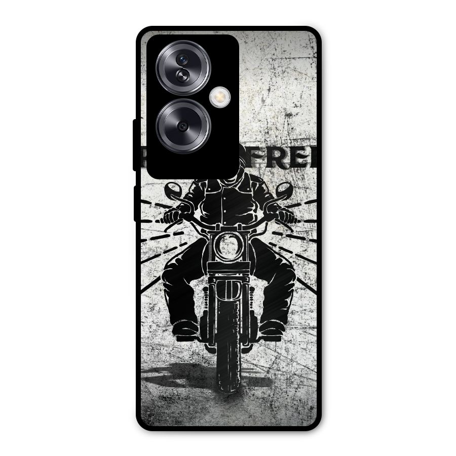 Ride Free Metal Back Case for Oppo A79 5G