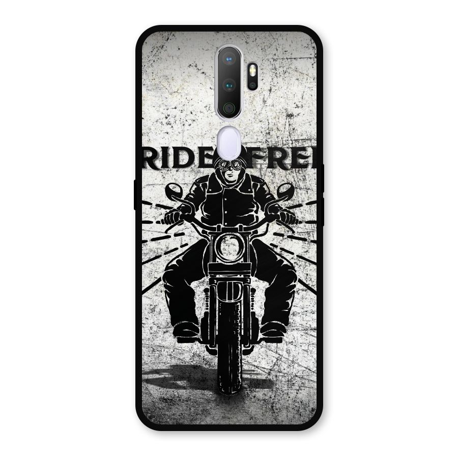 Ride Free Metal Back Case for Oppo A9 (2020)
