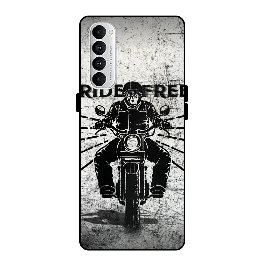 Ride Free Metal Back Case for Oppo Reno4 Pro