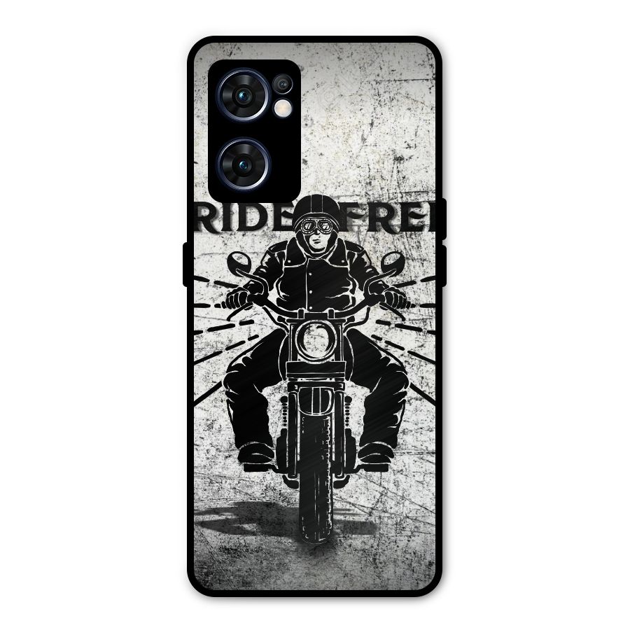 Ride Free Metal Back Case for Oppo Reno7 5G