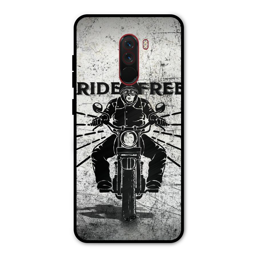 Ride Free Metal Back Case for Poco F1