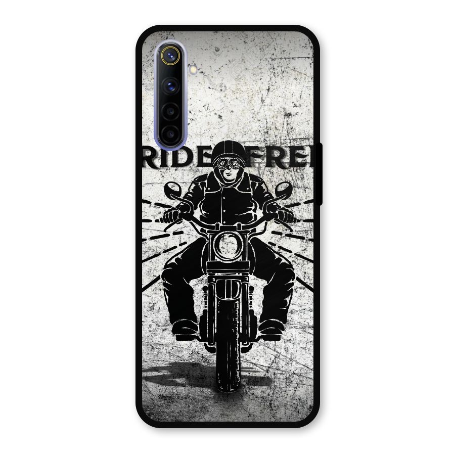Ride Free Metal Back Case for Realme 6i