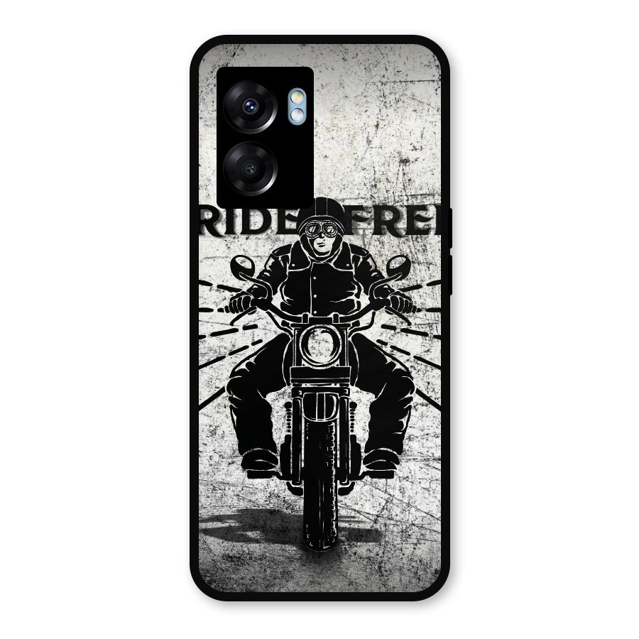 Ride Free Metal Back Case for Realme Narzo 50 5G
