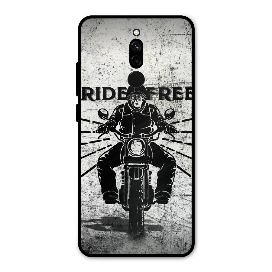 Ride Free Metal Back Case for Redmi 8