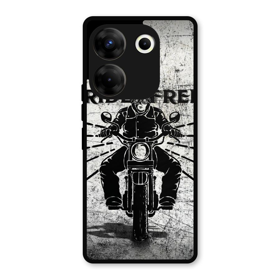 Ride Free Metal Back Case for Tecno Camon 20